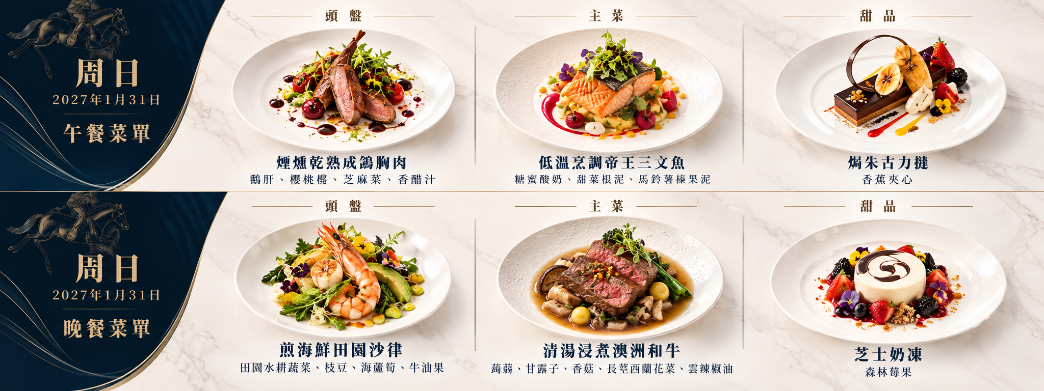 sunday menu