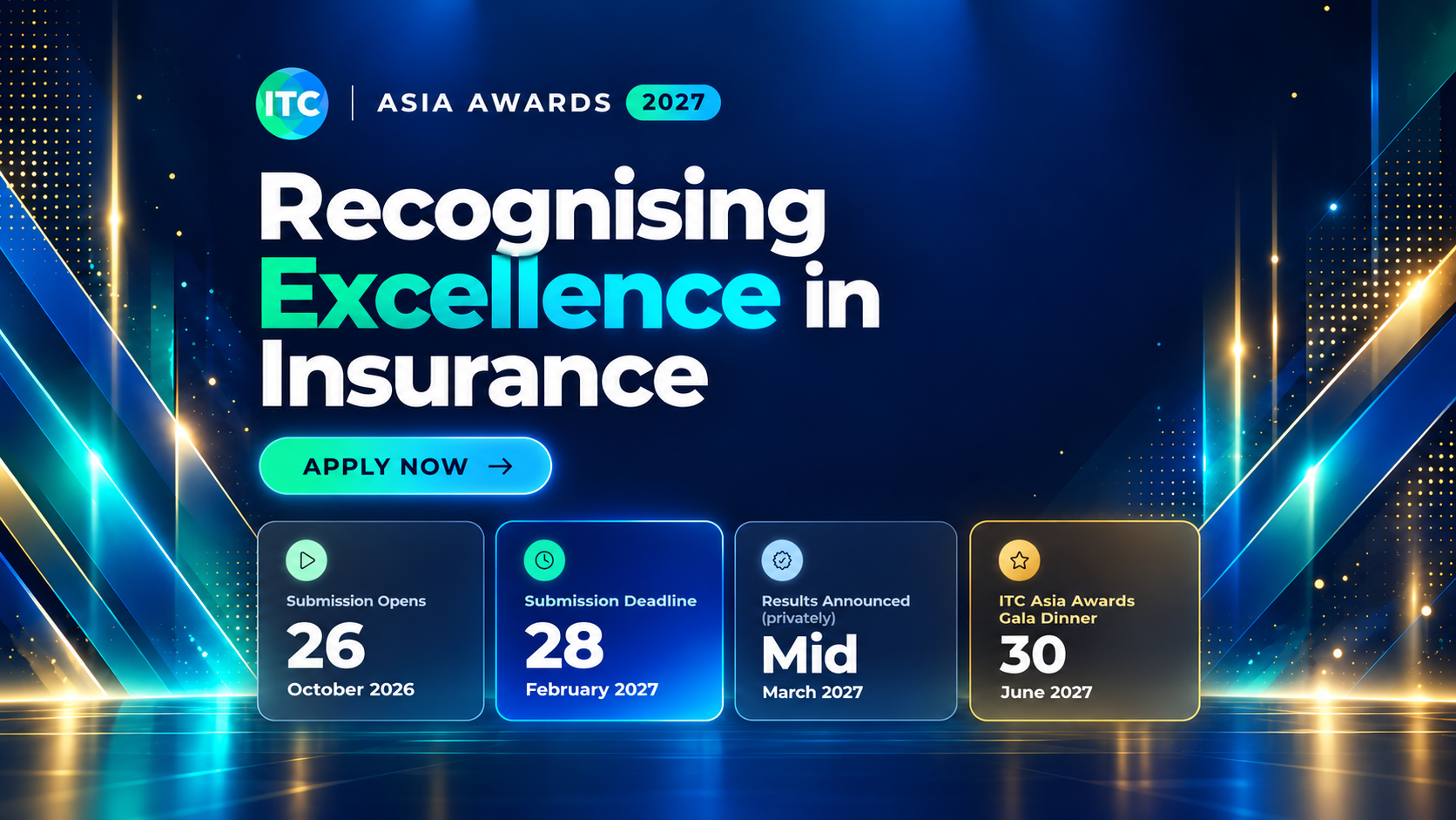 ITC Asia Awards 2027 Submission Timeline