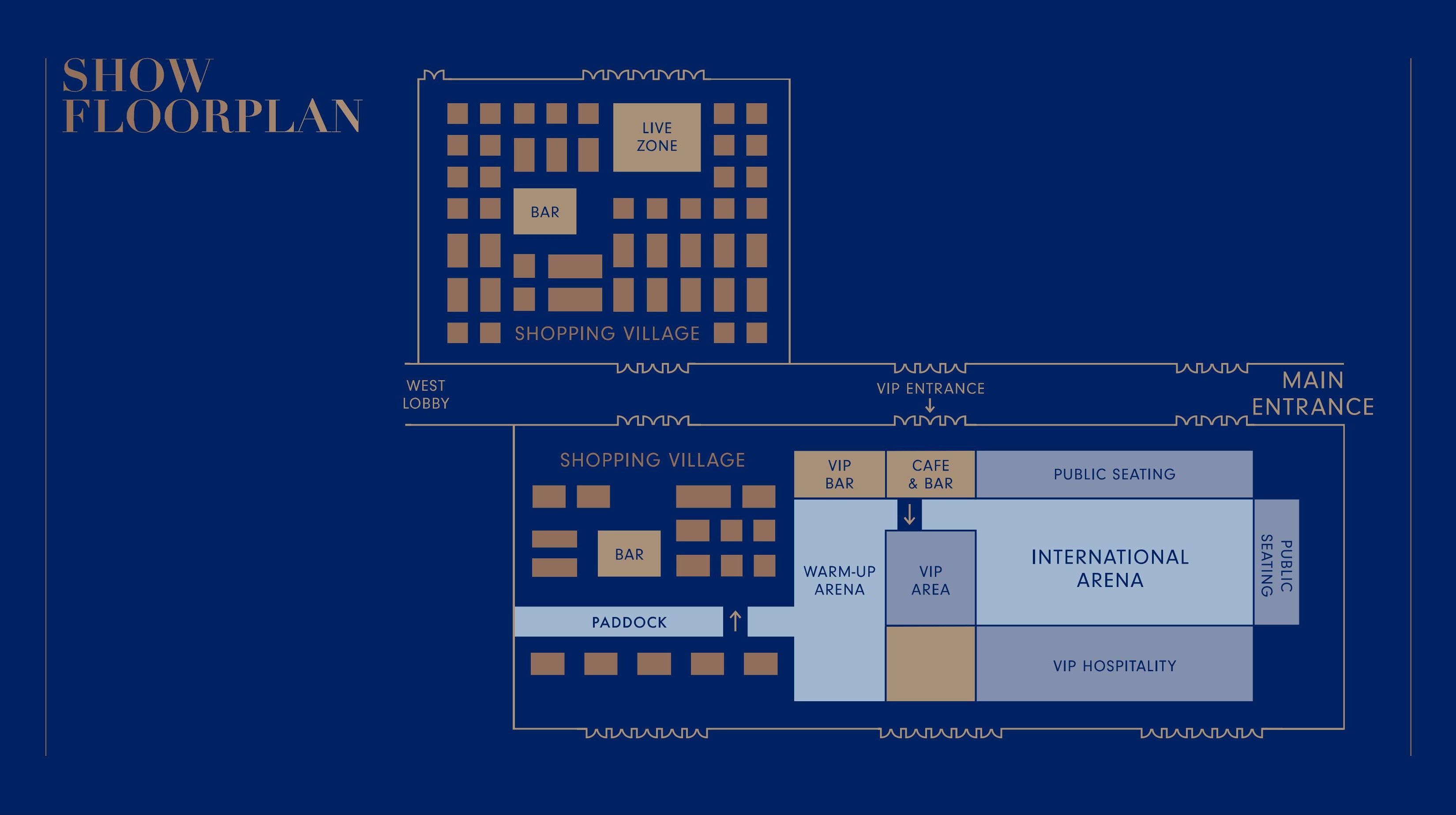 Hong Kong International Horse Show 2025 Floor Plan