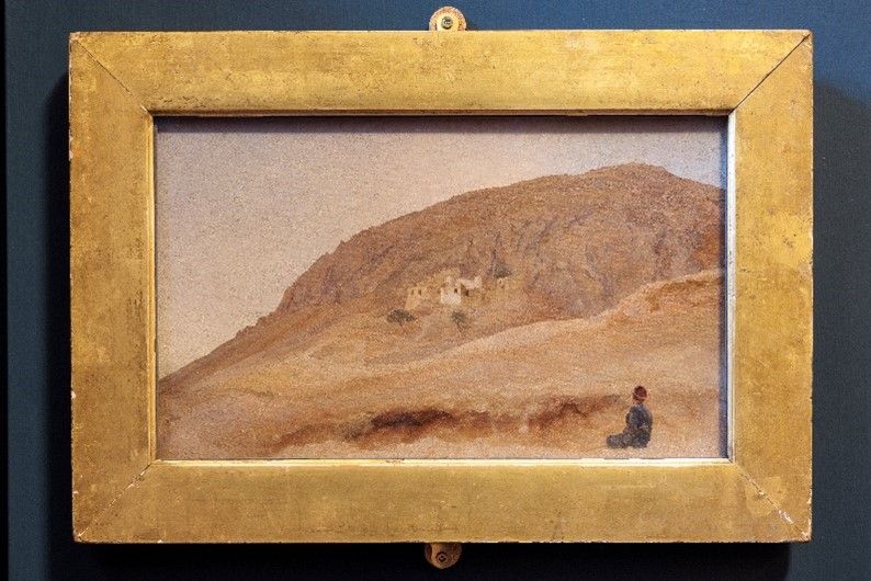 Frederic Leighton, View of Maqam al-Arba’in, Mount Qasioun, Damascus