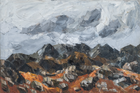 'Looking Towards Snowdonia Pass' - Kyffin Williams