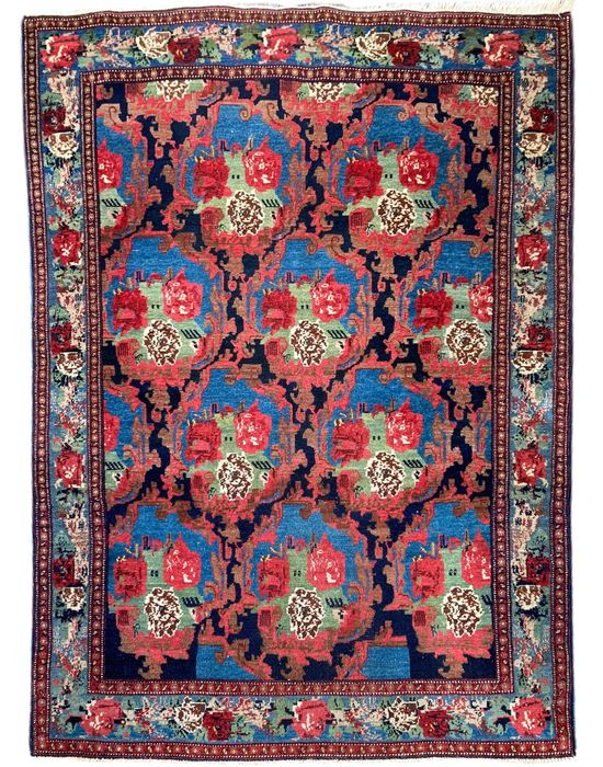 Antique Persian Senneh Rug 2.08m x 1.38m