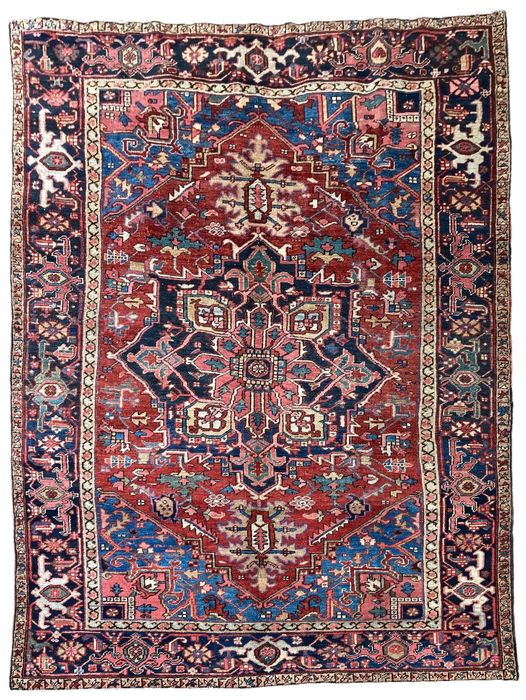 Antique Persian Heriz Carpet 3.20m x 2.23m