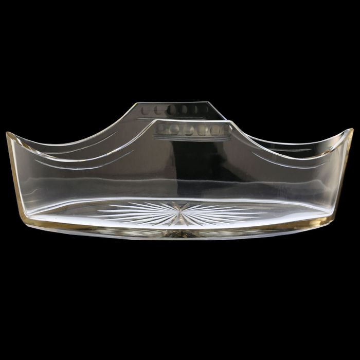 c.1918 Szandrik Plated Metal Stand with Crystal Liner