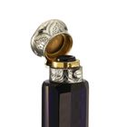 c.1880 Cobalt glass Double End Scent Perfume Bottle