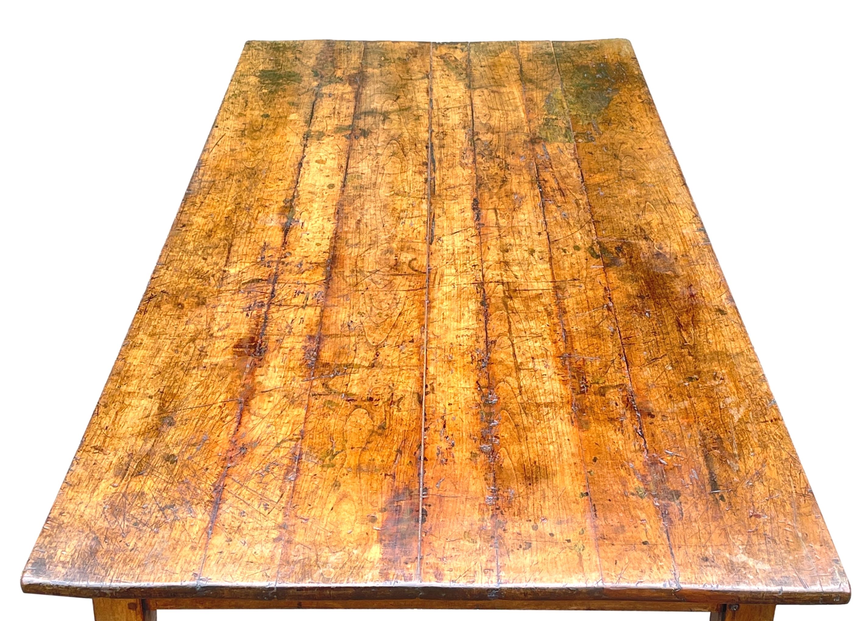 French 19th Century Farmhouse Dining Table