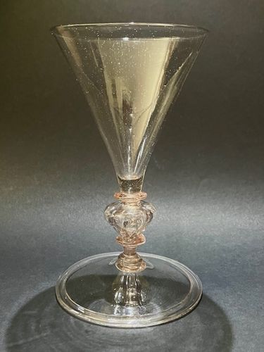 Late 17th century façon de venise wineglass