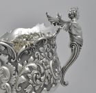 Edwardian silver rose bowl or wine cooler marked for Sheffield 1901 by Walker & Hall and weighing 95.5 Oz.