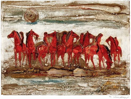 Horses Gathering - Walter Lindner