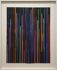 Ian Davenport - Staggered  Lines (Ivory Black, No. 2) 2010