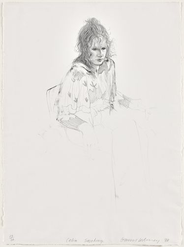 David Hockney - Celia Smoking, 1973