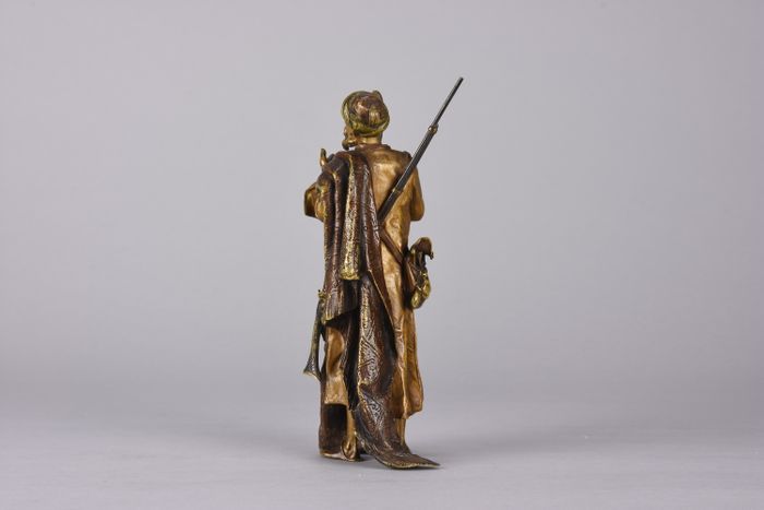 ‘Arms Dealer’ Orientalist Vienna Bronze by Franz Bergman - circa 1900