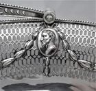Nice quality George III silver swing handle basket Sheffield 1777 Richard Morton