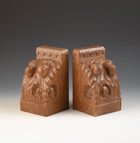 Mouseman bookends