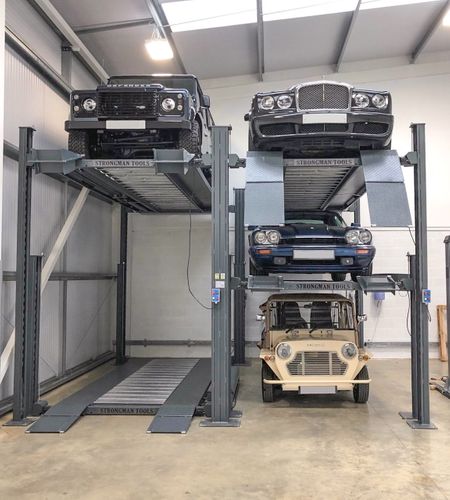 Bewdley Four-Post Triple Stacker Parking Lifts