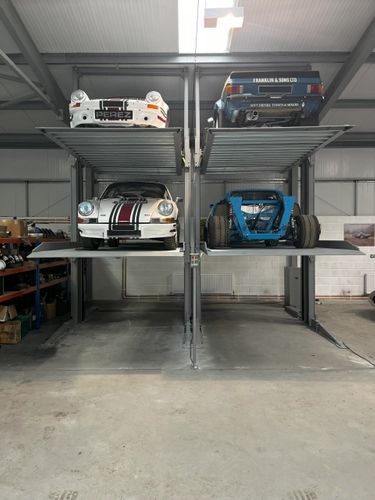 Cartland Two-Post Triple Stacker Parking Lift