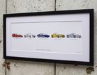 Carvolution® artwork. Your life in cars® Framed