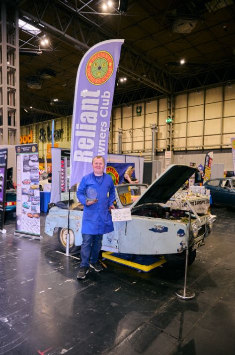 Best Barn Find/Unrestored Car at Show - Lewis Buchan's 1954 Reliant Regal MkII, Reliant Owners Club