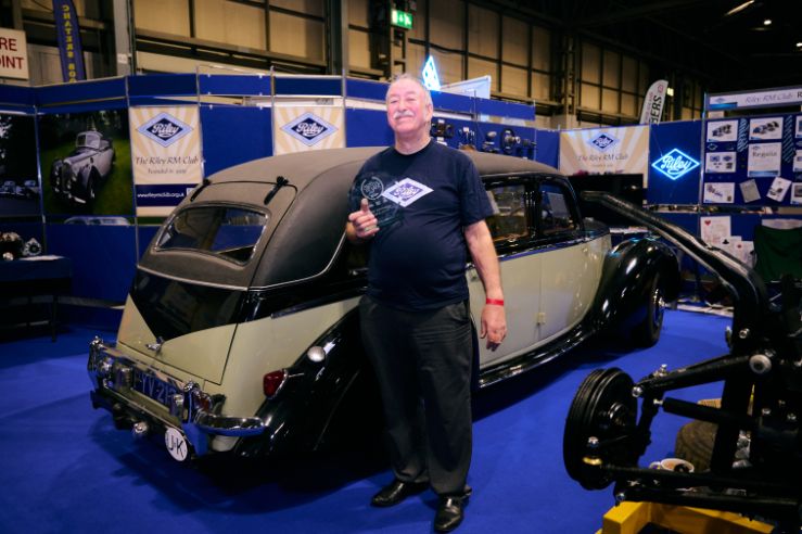 Best Restored Car at Show - Eddie Smith's Estate-Bodies Riley RME, Riley RM Owners Club