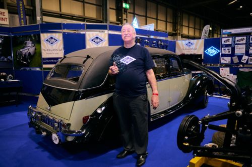 Best Restored Car at Show - Eddie Smith's Estate-Bodies Riley RME, Riley RM Owners Club