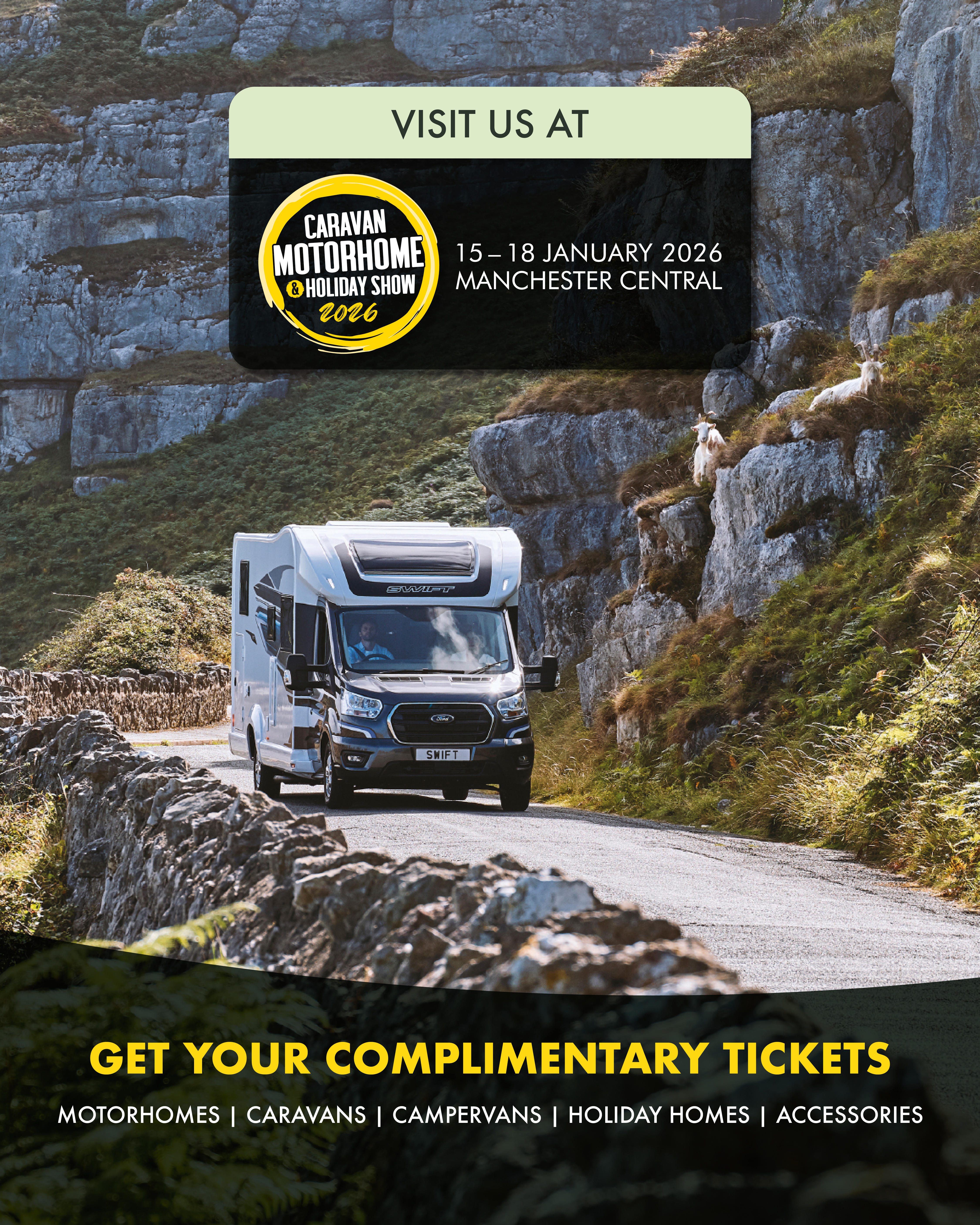See us at the Caravan Motorhome & Holiday Show 2024