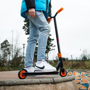 TWO BARE FEET STUNT SCOOTERS