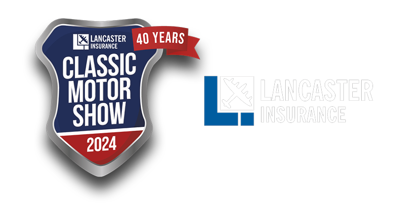 Classic Motor Show and Lancaster Insurance Logo