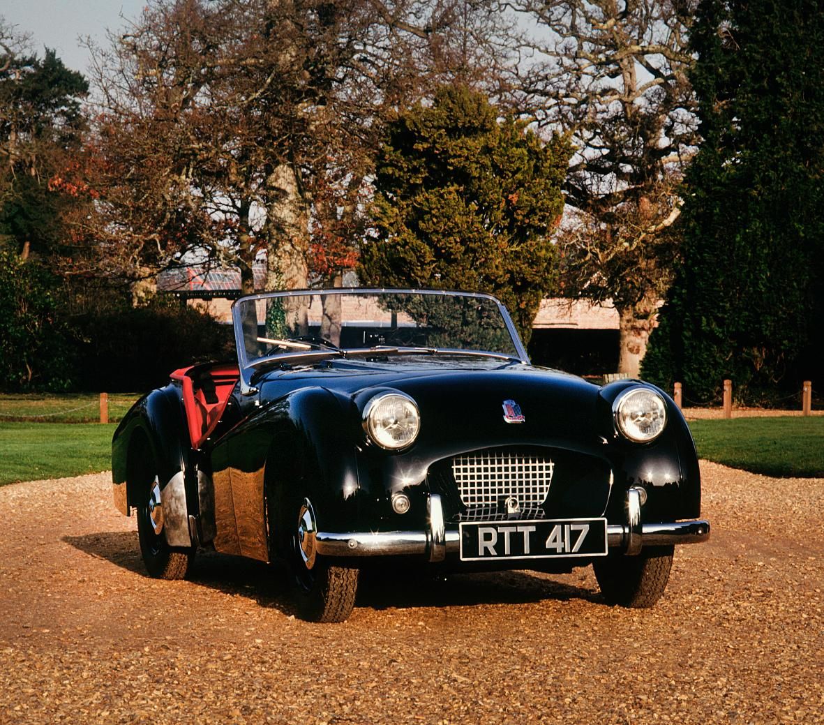 JC Quick racing a TR2 at Goodwood on 14 March 1959