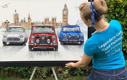 Colorful Mini's in London