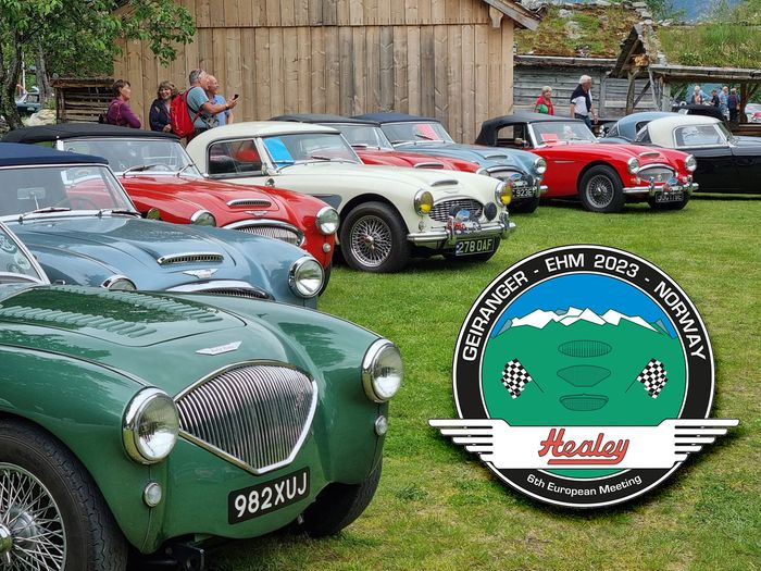 Sensational Sights and Sounds at European Healey Meet with A H Spares on Scene