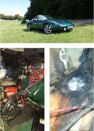 Idle TVR Catches Fire