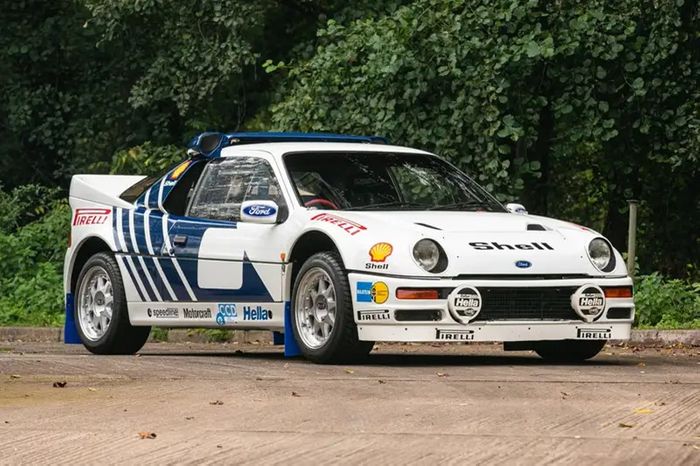 FORD RALLY BEAST FROM THE WILD YEARS OF GROUP ‘B’ RALLYING  -  1986 FORD RS200 EVOLUTION - 12 MILES FROM NEW - LEADS ICONIC AUCTIONEERS NEC MOTOR SHOW SALE NOVEMBER 11TH GUIDED AT £500,000 - £700,000