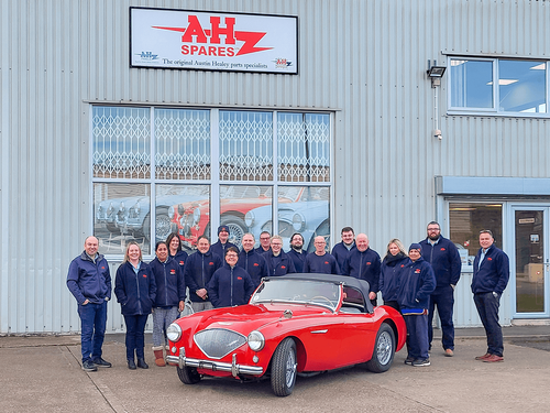 A H Spares Acquires Roger Moment's Pristine BN1 Healey