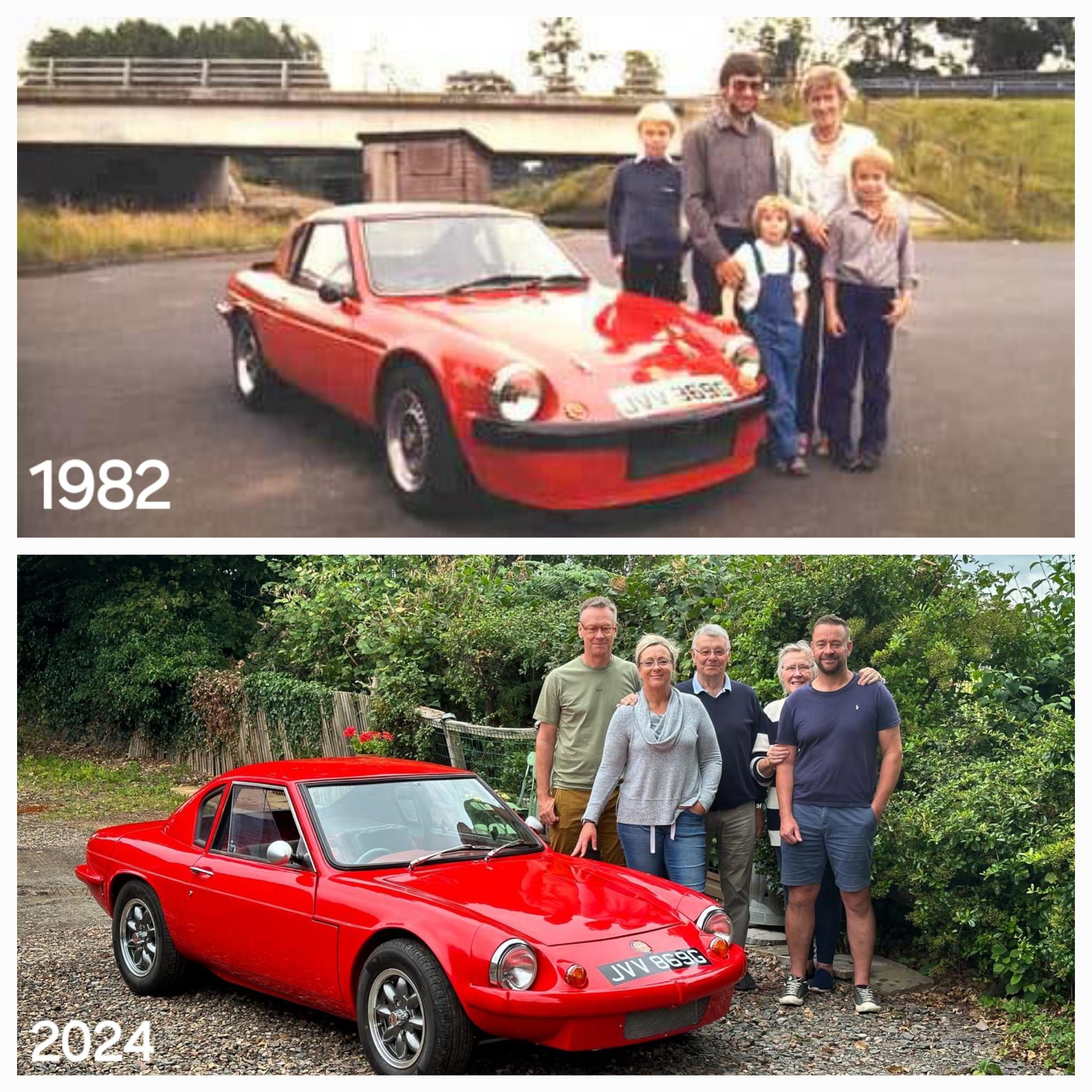 Ginetta G15 then and now with the same family