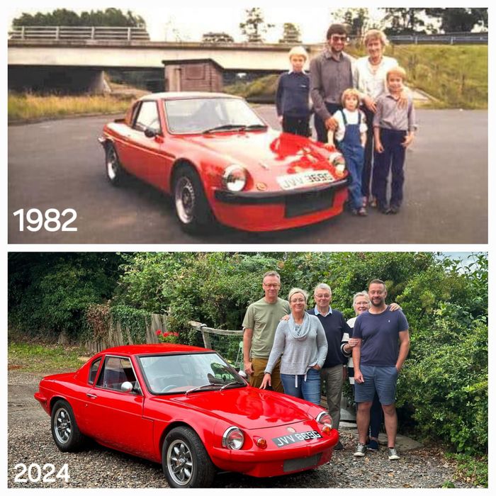 Ginetta G15 then and now with the same family