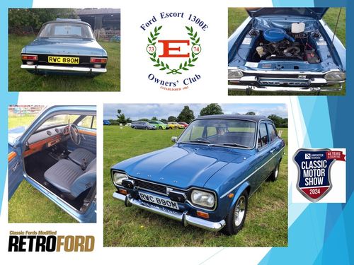 Retroford Magazine present the 2nd Show Car of the 1300E Owners Club at NEC2024