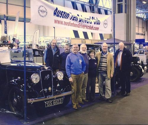 Austin Ten Drivers Club at the Classic Motor Show