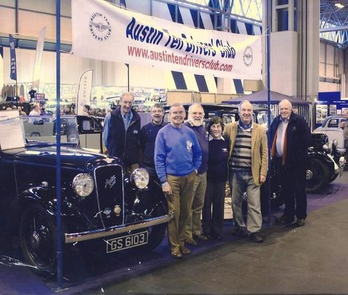 Austin Ten Drivers Club at the Classic Motor Show
