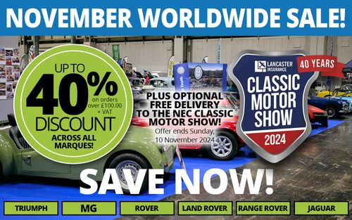 Rimmer Bros offer up to 40% Show Discount plus Free Delivery to the show!