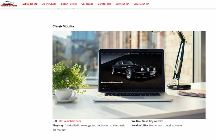 Best Classic Car Web Site