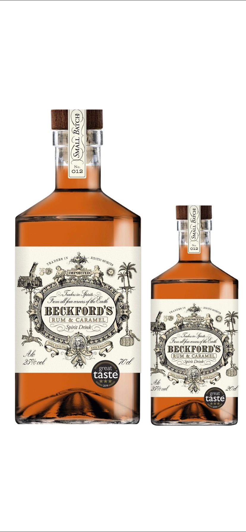 Beckfords 3 Star Gt Taste Winner / Caramel Rum 25%