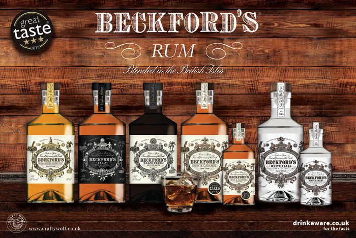 Beckfords 3 Star Gt Taste Winner / Caramel Rum 25%