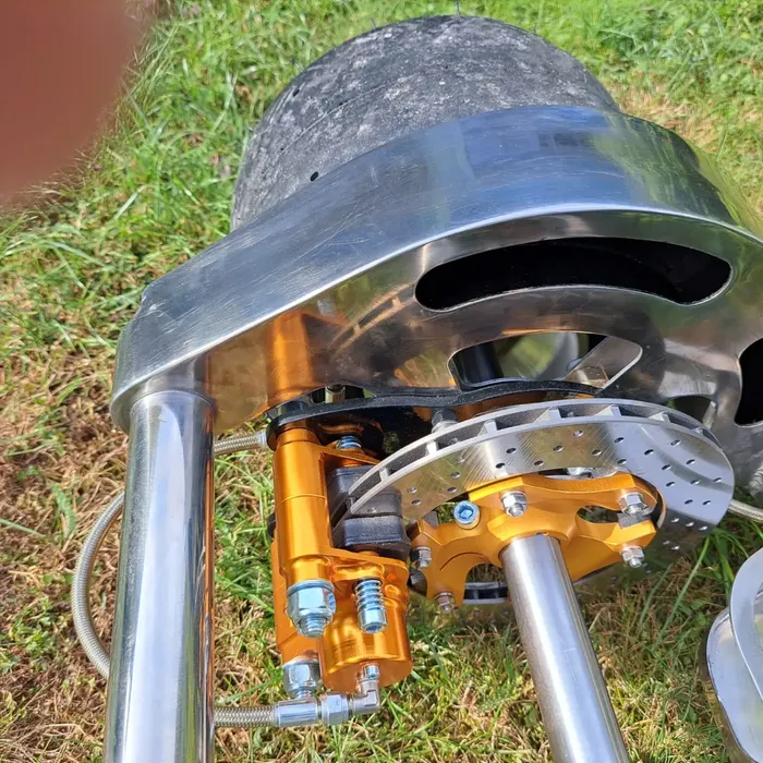 Stainless steel chassis.
