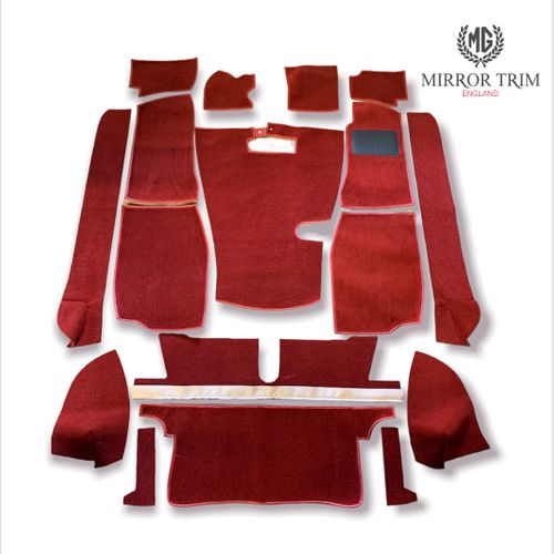 MGB CARPET SET ROADSTER 4 SYNC 1967 - 80 TAILORED (10 COLOURS)
