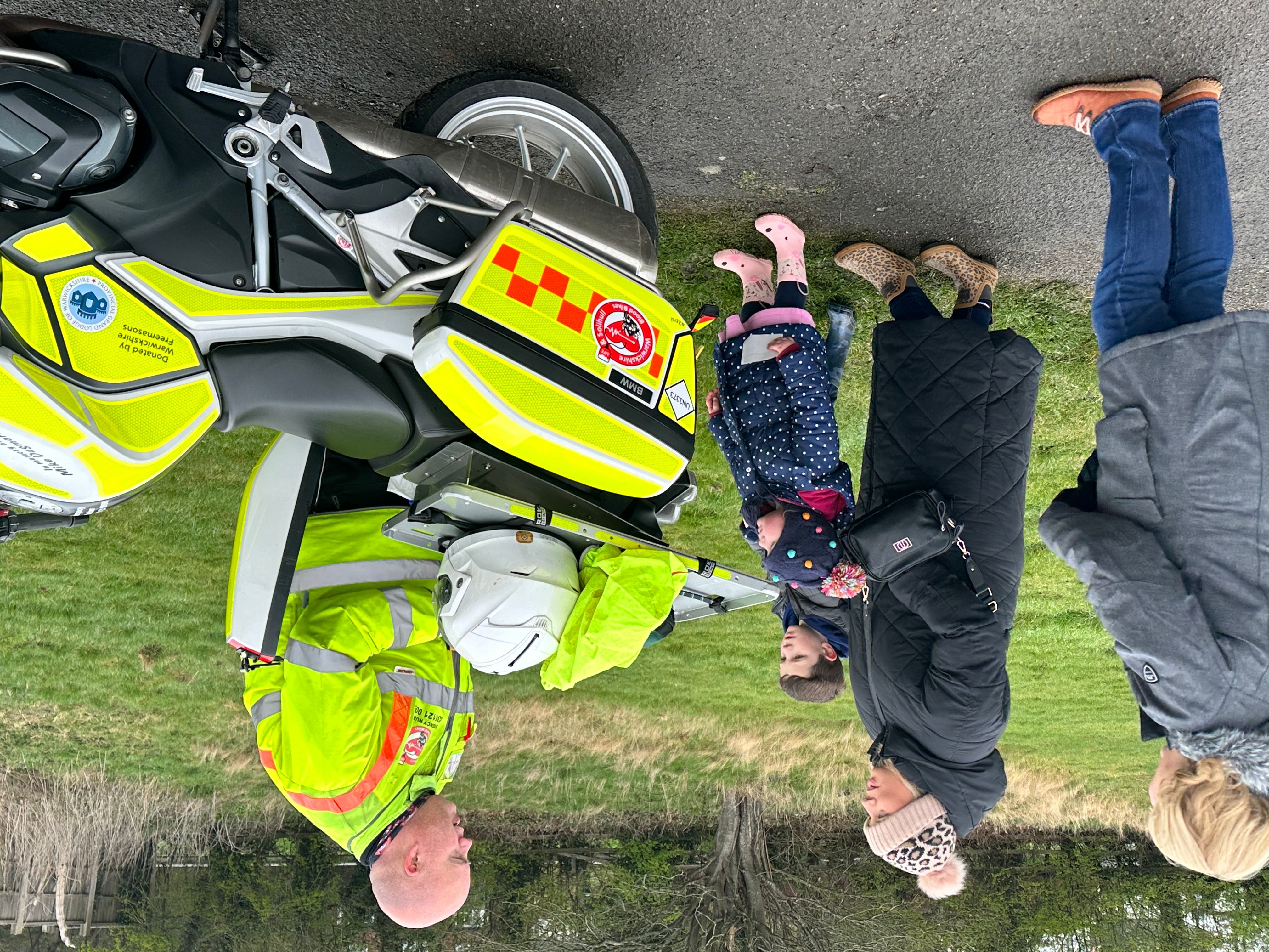RAISING MONEY FOR THE BLOOD BIKES
