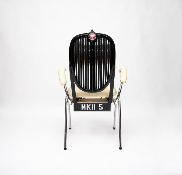 Black & White Car Grille Chair