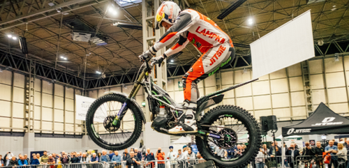 World Trials Legend Douglie Lampkin Returns as part of the Classic Motorbike Showcase at NEC Classic