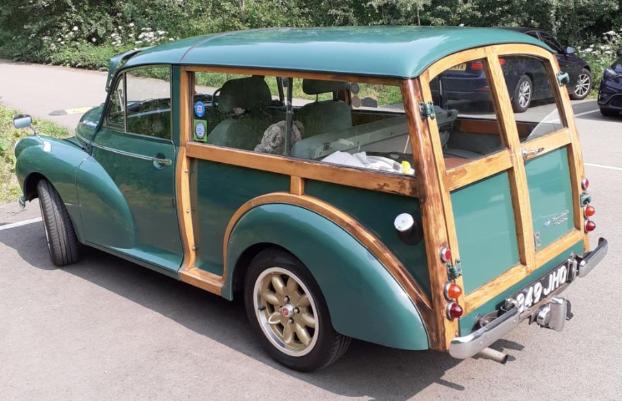 John’s 1963 Morris Minor Traveller – “Nellie” Almond Green