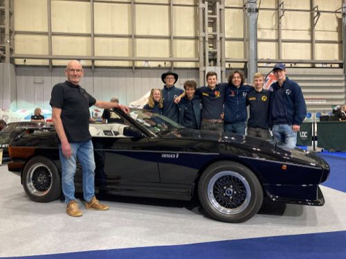 UNIVERSITY PROJECT RECEIVES BOOST ON TVR CAR CLUB STAND AT NEC SHOW