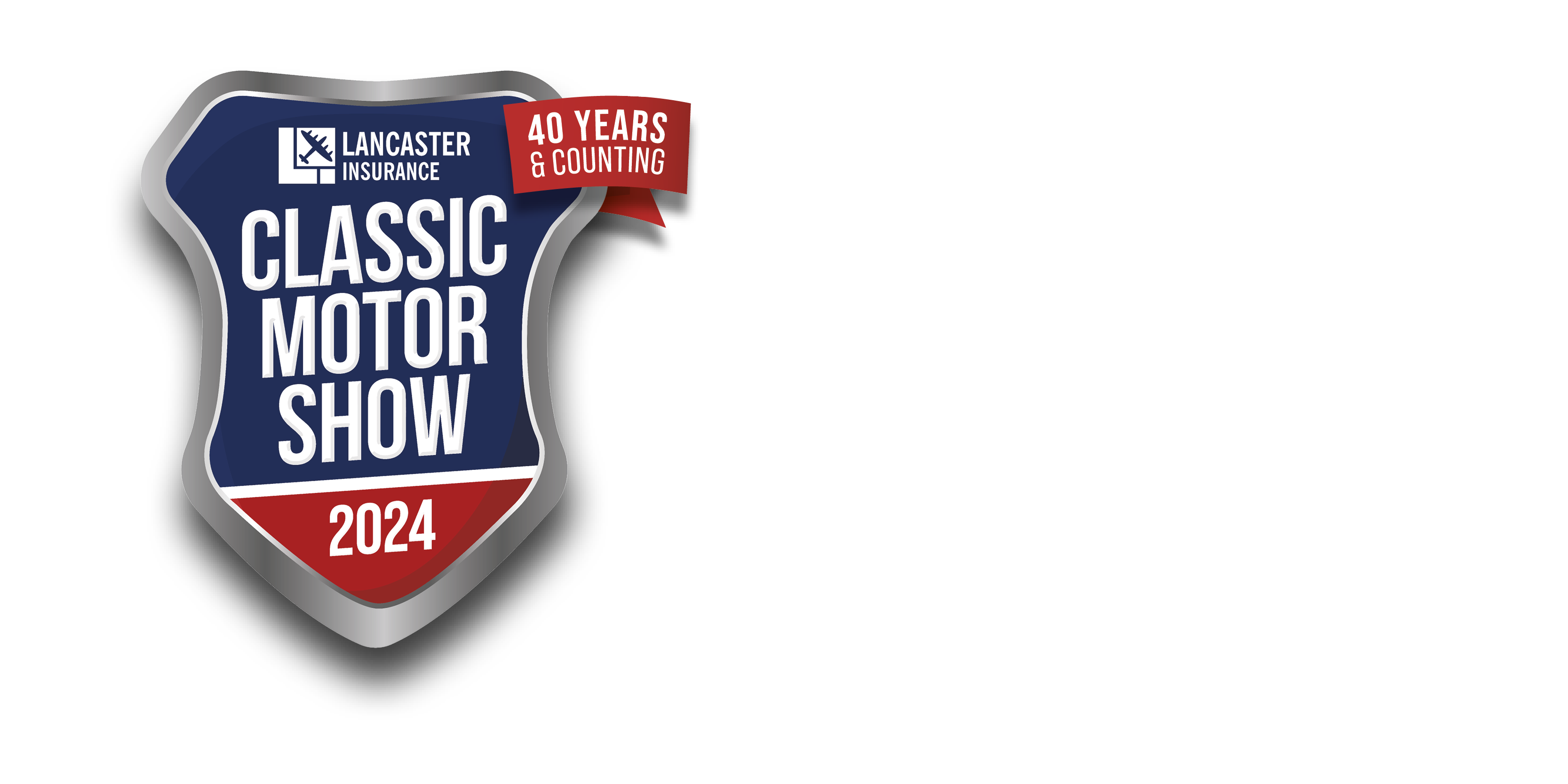 Classic Motor Show and Lancaster Insurance Logo